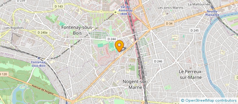 localisation de l'entreprise MONSIEUR LOIC DELAGE  NOGENT-SUR-MARNE