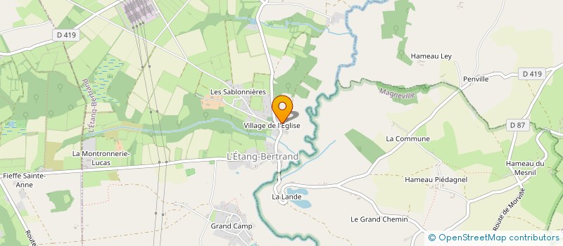 localisation de l'entreprise MONSIEUR LOIC DELAHAIS  L'ETANG-BERTRAND