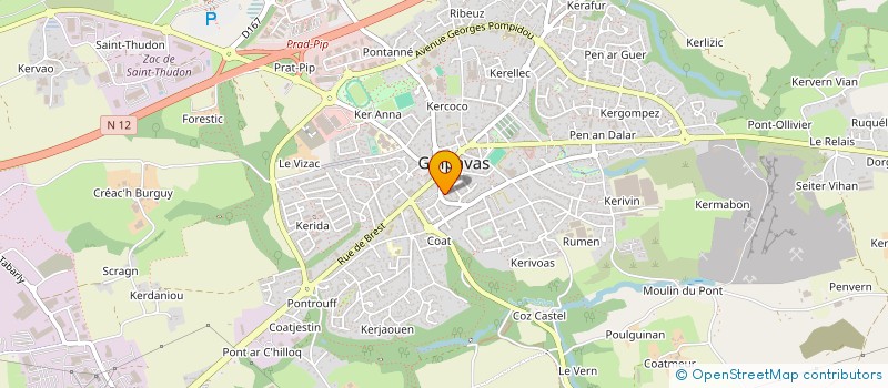 localisation de l'entreprise MONSIEUR LOIC DELASSUS à GUIPAVAS