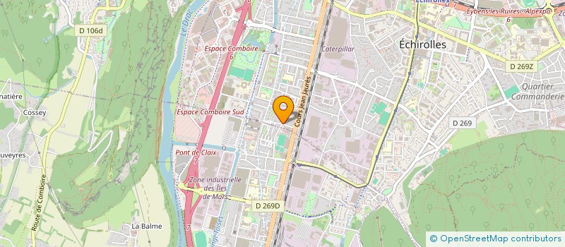 localisation de l'entreprise MONSIEUR LOIC DELORT à ECHIROLLES