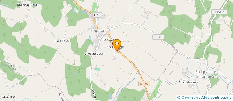 localisation de l'entreprise MONSIEUR LOIC DELVAEL  SOUBRAN