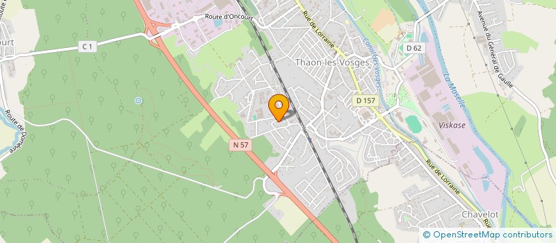 localisation de l'entreprise MONSIEUR LOIC DEMANGE  THAON-LES-VOSGES