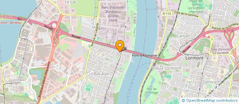 localisation de l'entreprise MONSIEUR LOIC DEMETER à BORDEAUX