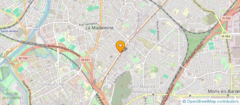 localisation de l'entreprise MONSIEUR LOIC DENIDET à LA MADELEINE