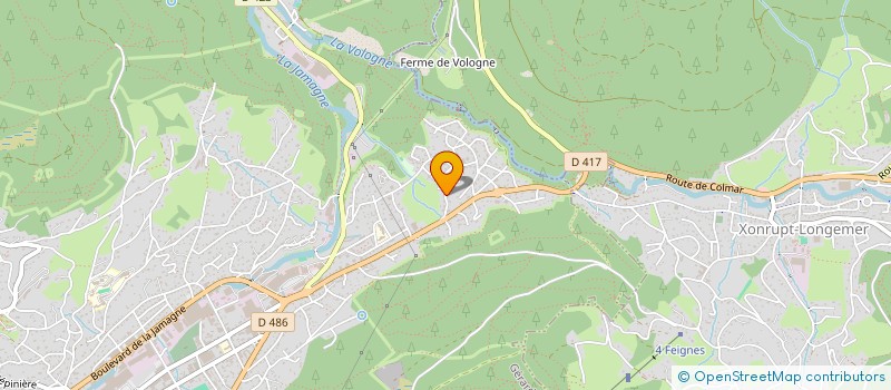 localisation de l'entreprise MONSIEUR LOIC DEPARIS  GERARDMER