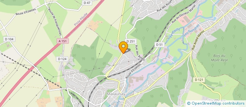 localisation de l'entreprise MONSIEUR LOIC DESAUBRY à MALAUNAY