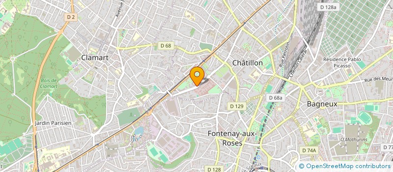 localisation de l'entreprise MONSIEUR LOIC DESBIOLLES  CHATILLON