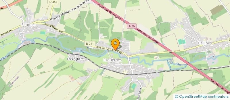 localisation de l'entreprise MONSIEUR LOIC DESCHODT  ESQUERDES