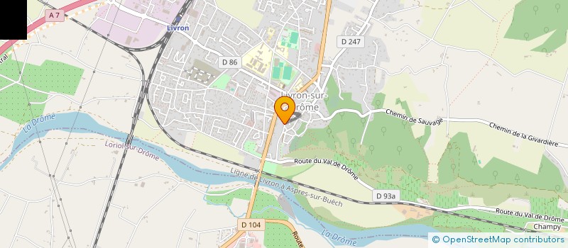 localisation de l'entreprise MONSIEUR LOIC DESCOURS à ETOILE-SUR-RHONE