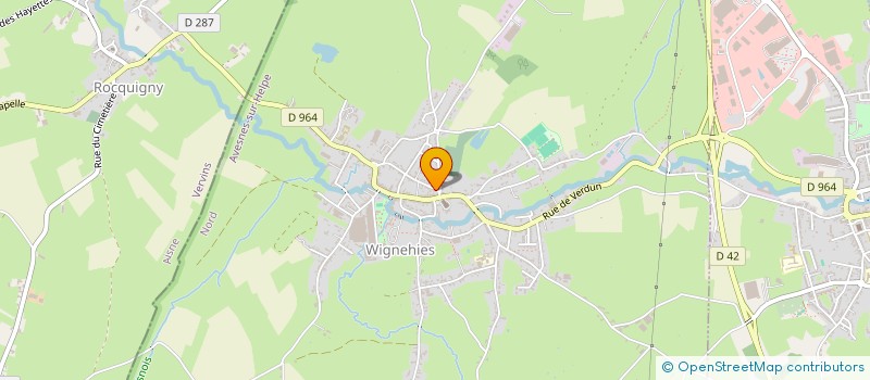 localisation de l'entreprise MONSIEUR LOIC DESJARDIN  WIGNEHIES
