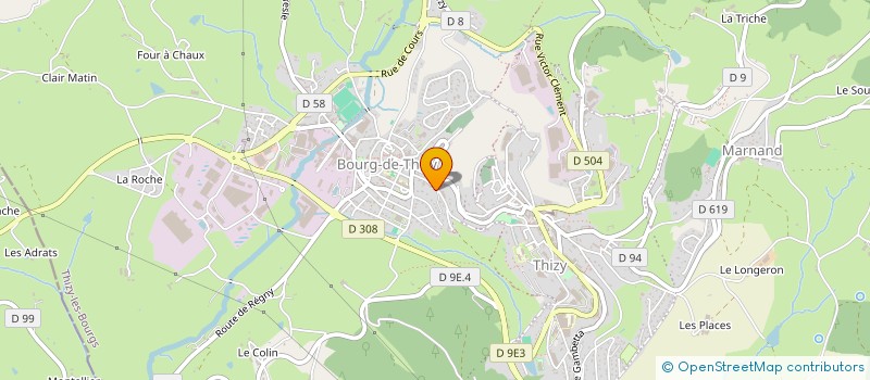 localisation de l'entreprise MONSIEUR LOIC DESPORTE à THIZY-LES-BOURGS