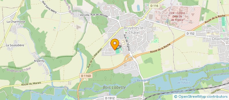 localisation de l'entreprise MONSIEUR LOIC DEVAUX  BRUYERES-LE-CHATEL