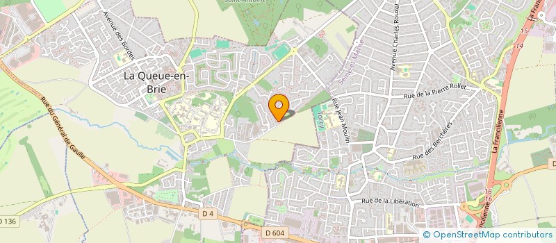 localisation de l'entreprise MONSIEUR LOIC DIAS  LA QUEUE-EN-BRIE