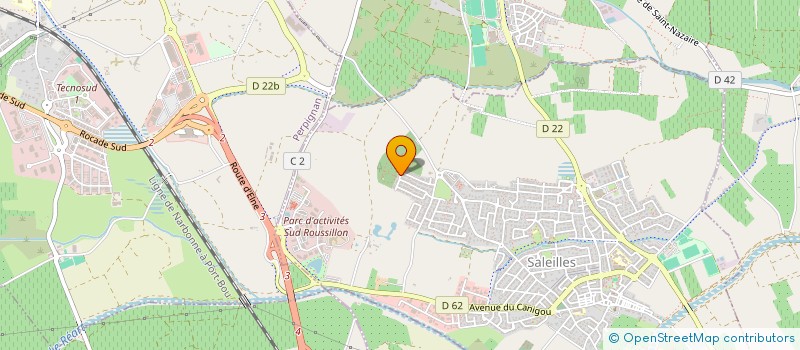 localisation de l'entreprise MONSIEUR LOIC DIEZ  SALEILLES