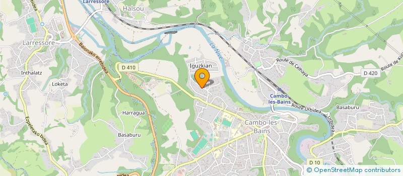 localisation de l'entreprise MONSIEUR LOIC DOLHAGARAY à CAMBO-LES-BAINS