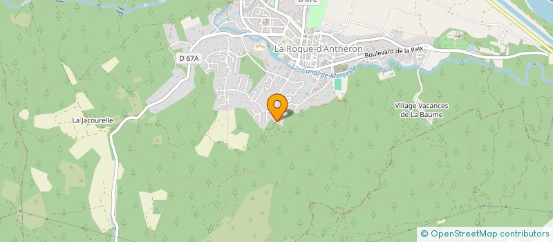 localisation de l'entreprise MONSIEUR LOIC DONOT  LA ROQUE-D'ANTHERON