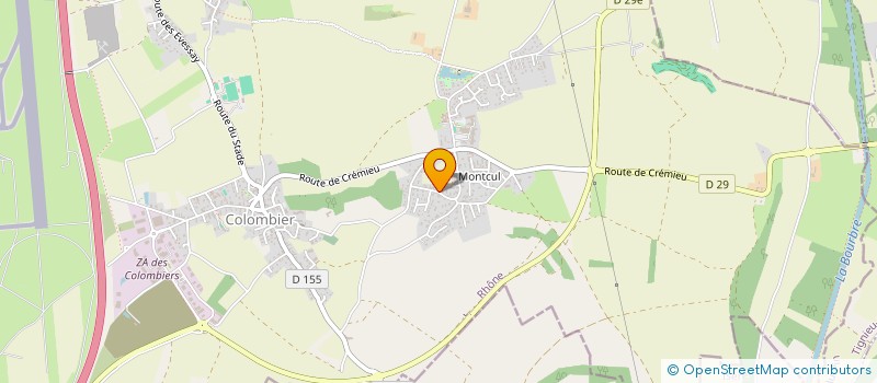 localisation de l'entreprise MONSIEUR LOIC DOS SANTOS DA CONCEICAO  COLOMBIER-SAUGNIEU