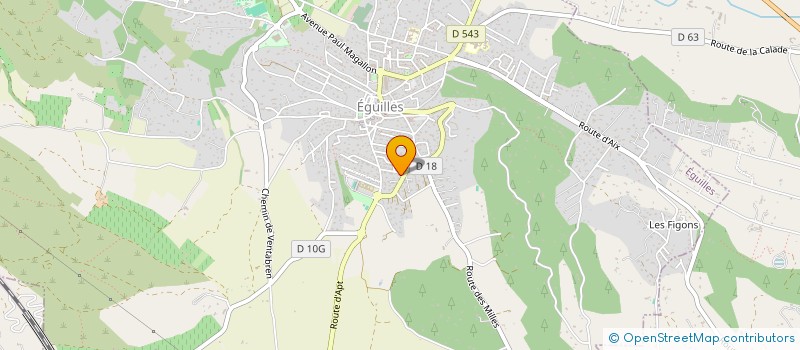 localisation de l'entreprise MONSIEUR LOIC DOUCE à EGUILLES
