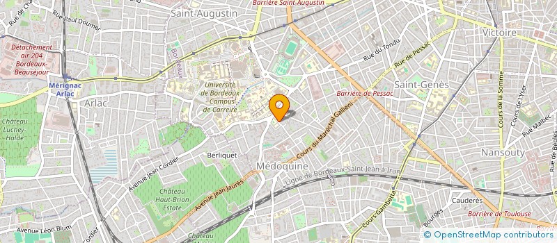 localisation de l'entreprise MONSIEUR LOIC DOUSSIN  BORDEAUX