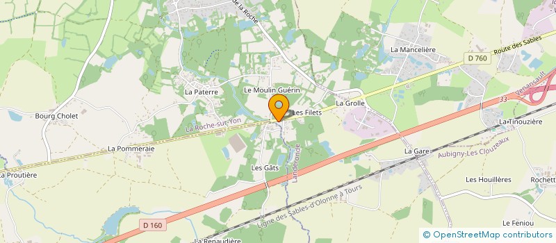 localisation de l'entreprise MONSIEUR LOIC DRIEZ  LANDERONDE