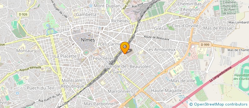 localisation de l'entreprise MONSIEUR LOIC DUBOIS à NIMES