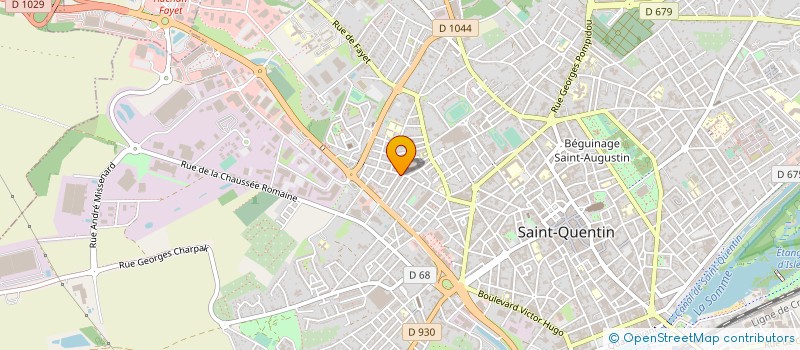 localisation de l'entreprise MONSIEUR LOIC DUBOIS à SAINT-QUENTIN