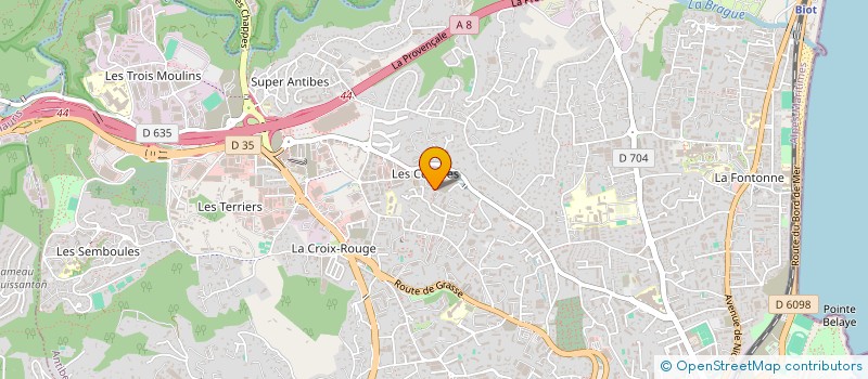 localisation de l'entreprise MONSIEUR LOIC DUBUCQUOI  ANTIBES