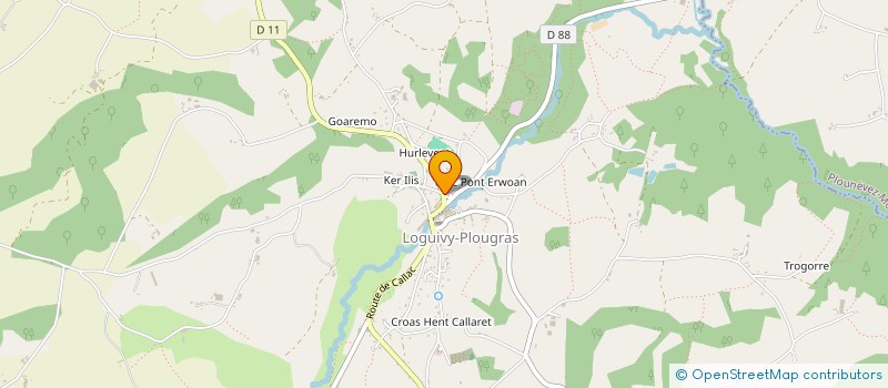 localisation de l'entreprise MONSIEUR LOIC DUCHENNE à LOGUIVY-PLOUGRAS