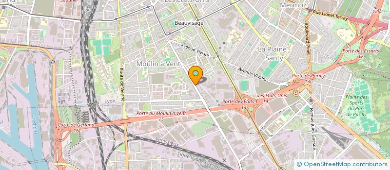 localisation de l'entreprise MONSIEUR LOIC DUCHIER  VENISSIEUX