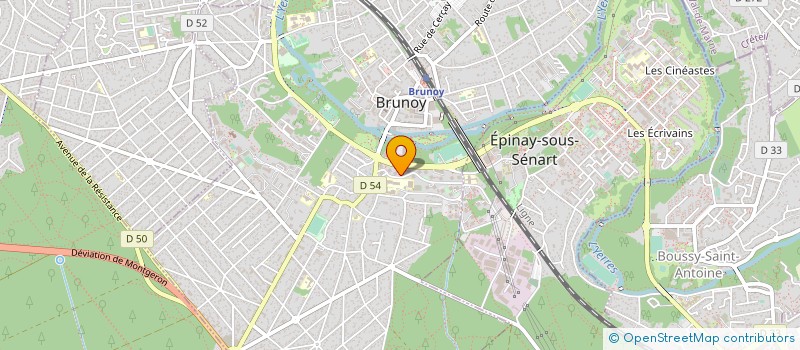 localisation de l'entreprise MONSIEUR LOIC DUCOURET à BRUNOY