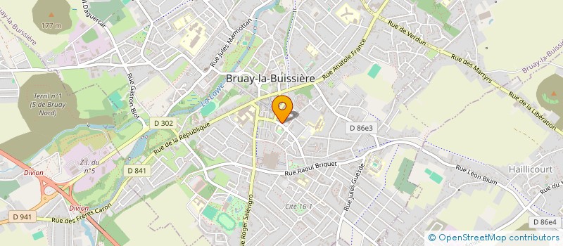 localisation de l'entreprise MONSIEUR LOIC DUHAMELLE  BRUAY-LA-BUISSIERE