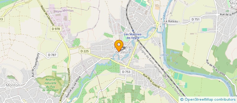 localisation de l'entreprise MONSIEUR LOIC DUMAS à LES MARTRES-DE-VEYRE