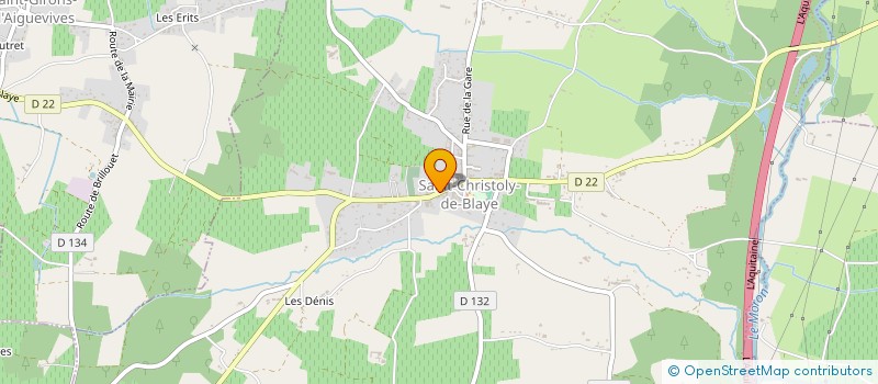 localisation de l'entreprise MONSIEUR LOIC DUPLAND  SAINT-CHRISTOLY-DE-BLAYE