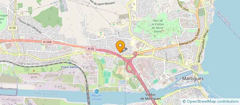 localisation de l'entreprise MONSIEUR LOIC DUPONT à MARTIGUES