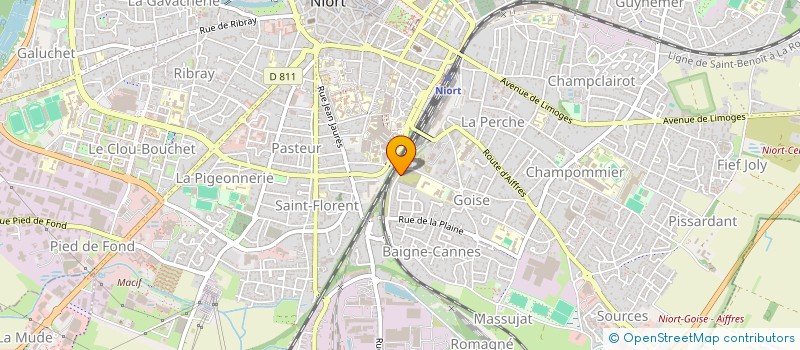 localisation de l'entreprise MONSIEUR LOIC DUPONTREUE  NIORT