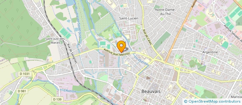 localisation de l'entreprise MONSIEUR LOIC DUPUIS  BEAUVAIS