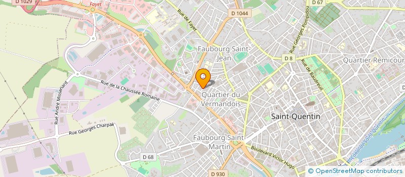 localisation de l'entreprise MONSIEUR LOIC DURAND à SAINT-QUENTIN
