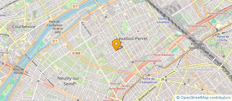 localisation de l'entreprise MONSIEUR LOIC DUROY DE SUDUIRAUT à LEVALLOIS-PERRET