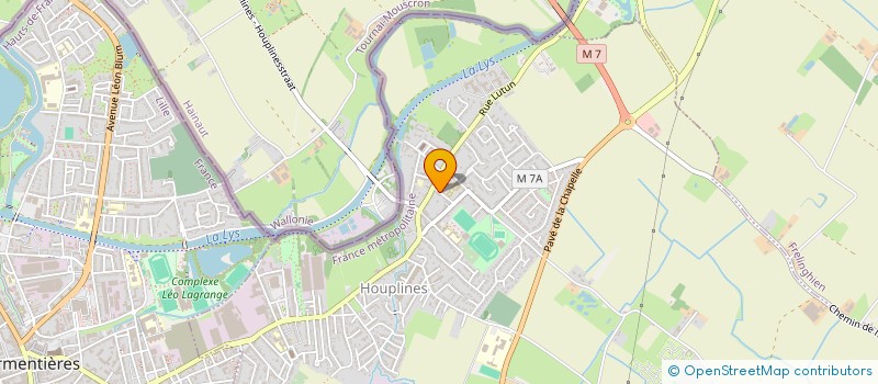 localisation de l'entreprise MONSIEUR LOIC DUTHILLEUL  HOUPLINES