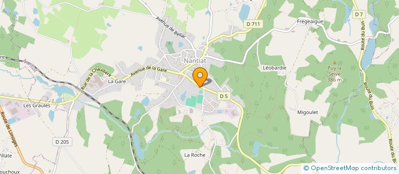 localisation de l'entreprise MONSIEUR LOIC DUVIVIER  NANTIAT