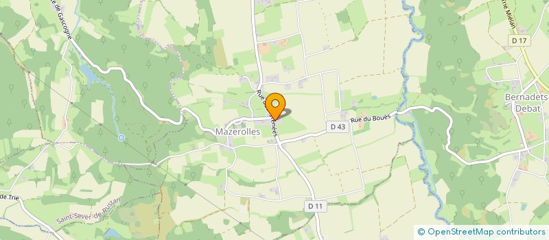 localisation de l'entreprise MONSIEUR LOIC DUZER  VILLEMBITS