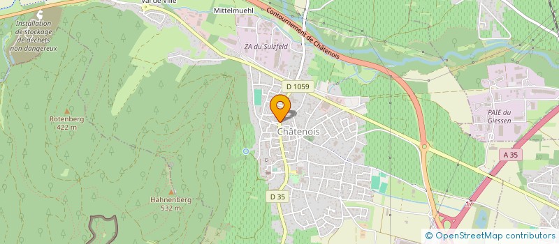 localisation de l'entreprise MONSIEUR LOIC EHRHARD à CHATENOIS