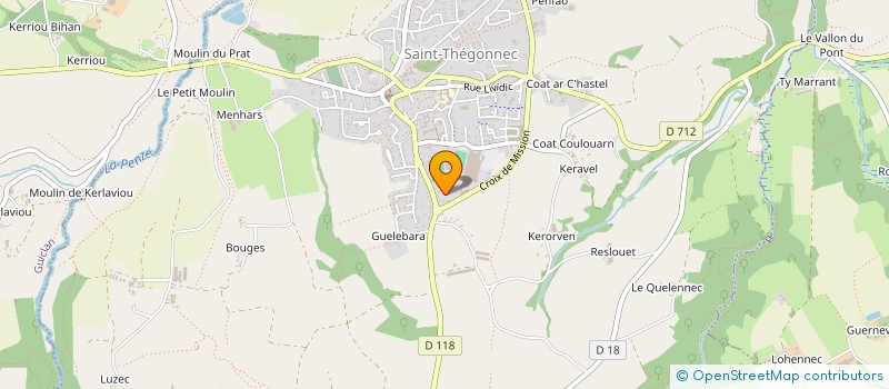 localisation de l'entreprise MONSIEUR LOIC ELEOUET  SAINT-THEGONNEC LOC-EGUINER