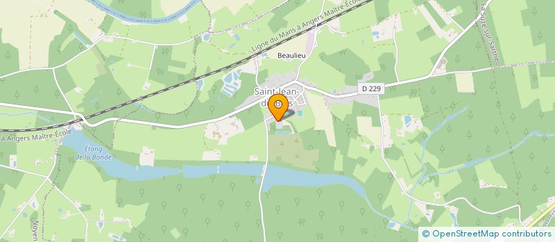 localisation de l'entreprise MONSIEUR LOIC ESNAULT  SAINT-JEAN-DU-BOIS