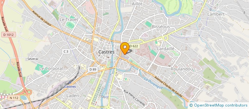 localisation de l'entreprise MONSIEUR LOIC ESTEVE  CASTRES