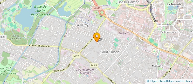 localisation de l'entreprise MONSIEUR LOIC EVRARD  TOULOUSE