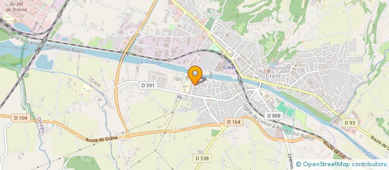 localisation de l'entreprise MONSIEUR LOIC EYME GUNDLACH  CREST