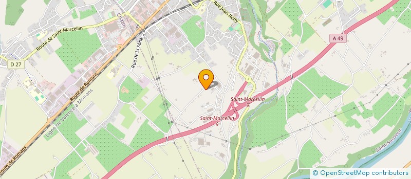 localisation de l'entreprise MONSIEUR LOIC EYRAUD  SAINT-MARCELLIN