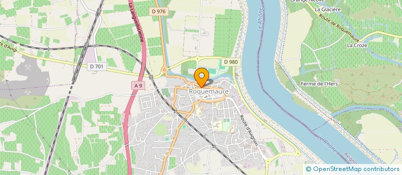 localisation de l'entreprise MONSIEUR LOIC FABLET  ROQUEMAURE