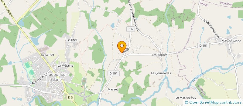localisation de l'entreprise MONSIEUR LOIC FAISANDIER à ORADOUR-SUR-GLANE